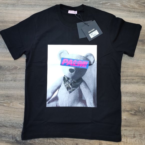 palm angels black bear t shirt